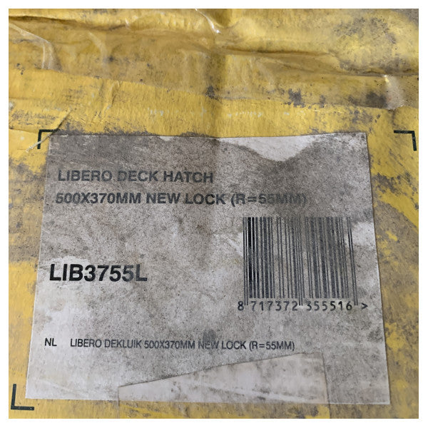 Vetus LIB3755L libero aluminium deck hatch 500 x 370 MM