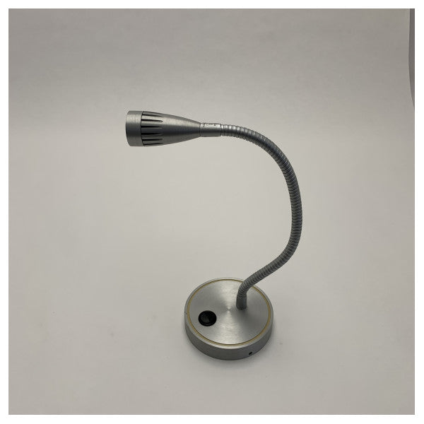 Vetus LIVORNO регульована лампа для читання срібляста 12/24V