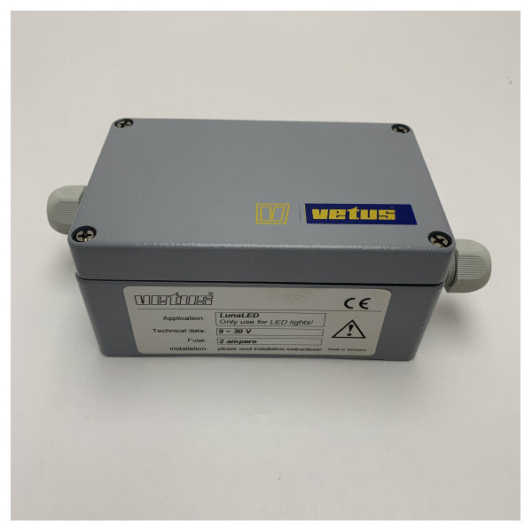 Luz subaquática Vetus LUNA LED aço inoxidável 12/24V casco verdadeiro