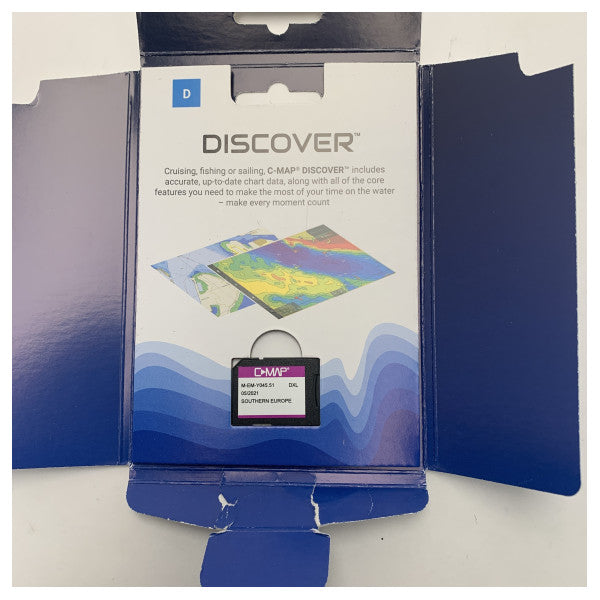 C-MAP MAX-N+ C Sør-Europa Kontinental navigasjonsdiagram-M-EM-Y045-MS