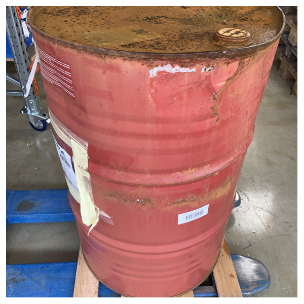 Eni M97B44 200 KG engine coolant in storage barrel