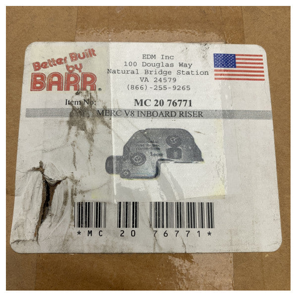 Вихлопний стояк Barr Marine MC 20 76771 чорний для двигунів Mercruiser V8