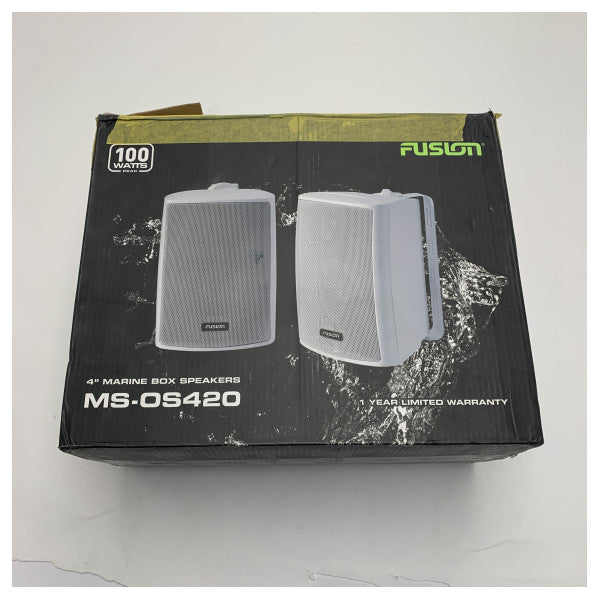 Conjunto de altifalantes de exterior à prova de água para embarcações Fusion MS-OS420 de 4 polegadas