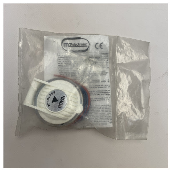 Interruttore a pedale per verricello MZ Electronics bianco 12/24V