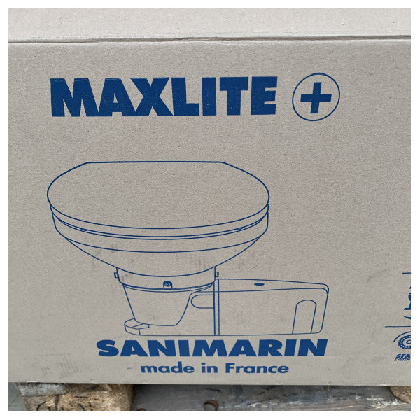 Компактний електричний морський туалет Sanimarin Maxlite+ 12V