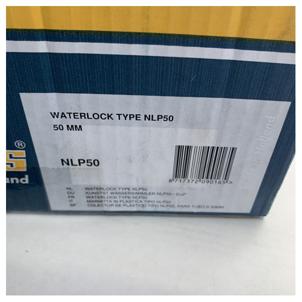 Vetus NLP50 silenciador de escape marítimo com fecho de água 50 mm