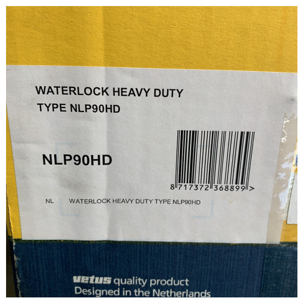 Vetus NLP90HD exhaust waterlock - muffler 90 mm black