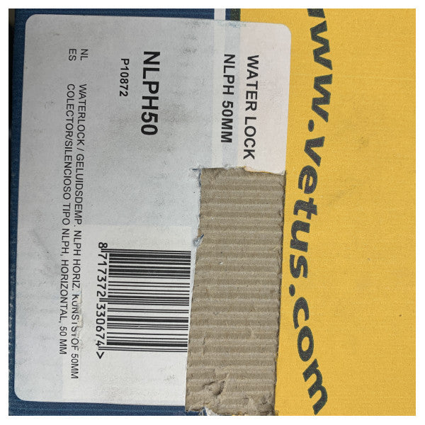 Vetus NLPH50 waterlock silencieux d'échappement rotatif 50 mm