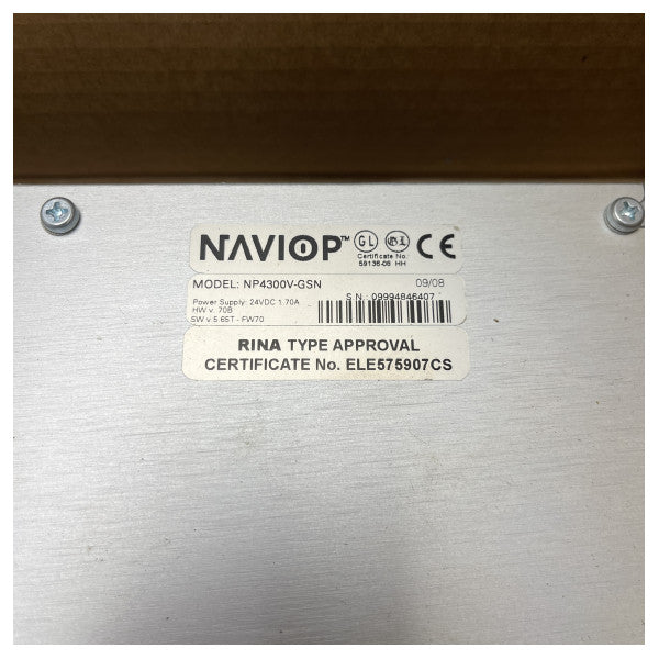 Сенсорний дисплей Naviop NP4300V-GSN Ferretti для керування морським човном