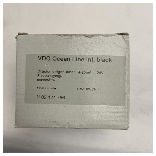 VDO MTU N02124766 30 bar indikatur ta' pressjoni tal-magna 