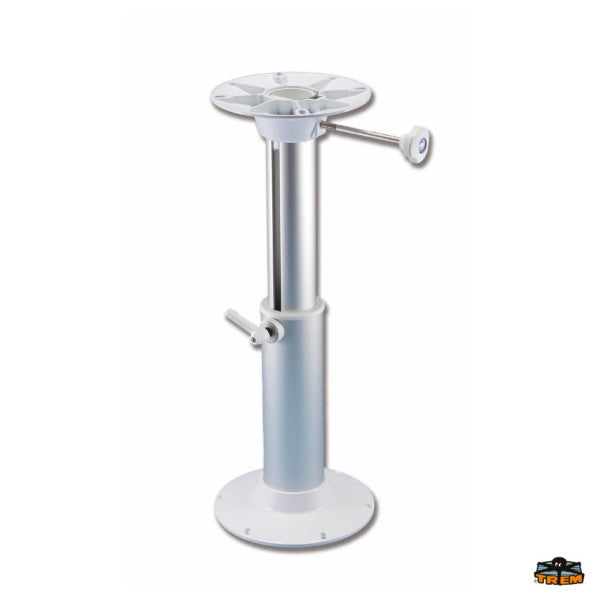 Pedestal de assento de piloto em alumínio ajustável Trem 400 a 600 mm - O14 26 040V