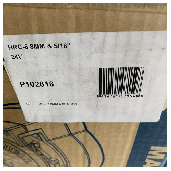 Maxwell P102816 HRC-8 8 mm електрическа лебедка бяла 24V