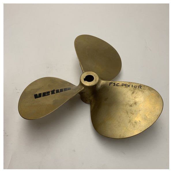 Vetus P3C14X10R 3-blade 14 x 10 inch RH 25 mm propeller