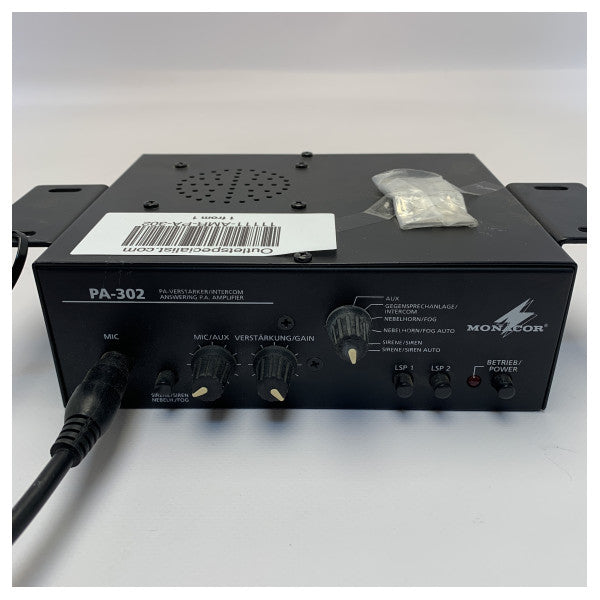 Усилвател за миксиране Monacor PA 14W черен - PA-302