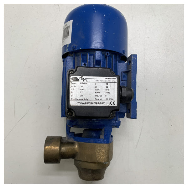 CEM brons fresh water pump 12V | 35L/min - PB/EPC-12V-1
