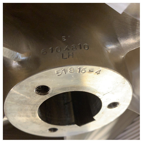 Teignbridge 610 mm 5-bladig vänsterställd marinpropeller för salt- och sötvattensbruk