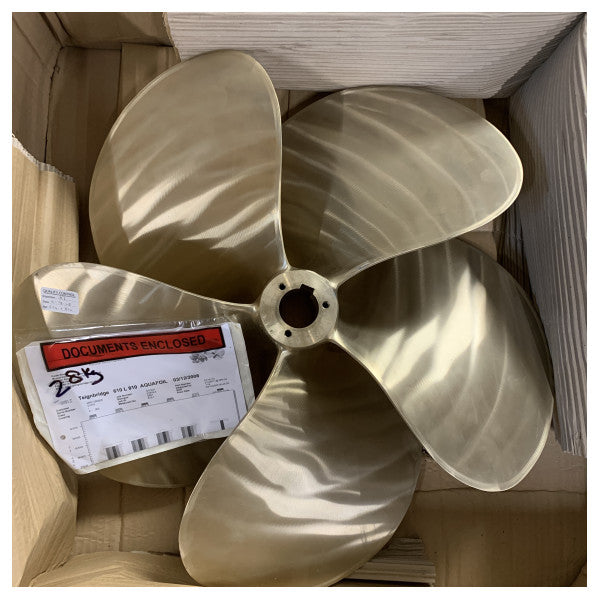 Teignbridge 610 mm 5-bladig vänsterställd marinpropeller för salt- och sötvattensbruk