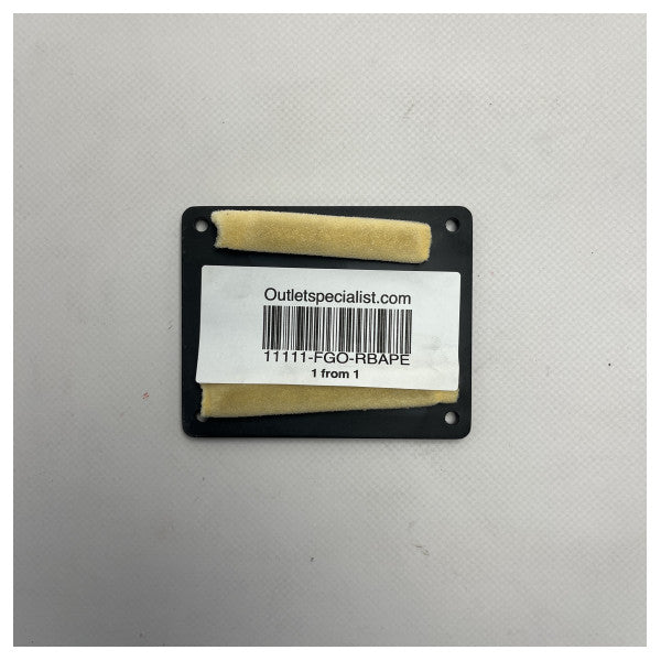 Original Riva Marine Black Audio Control Panel � Durable Waterproof Boat & Yacht Audio Interface 100x80mm