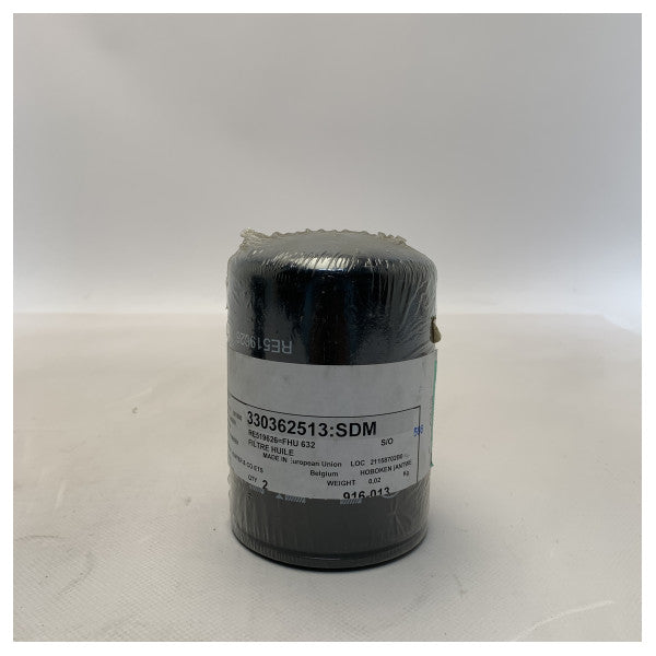 Маслен филтър за двигател John Deere RE519626, черен