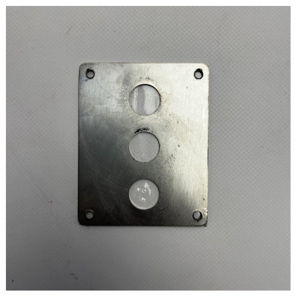 Riva Stainless Steel Marine Audio Mounting Plate – Durable Corrosion-Resistant Panel for Boat Audio Equipment