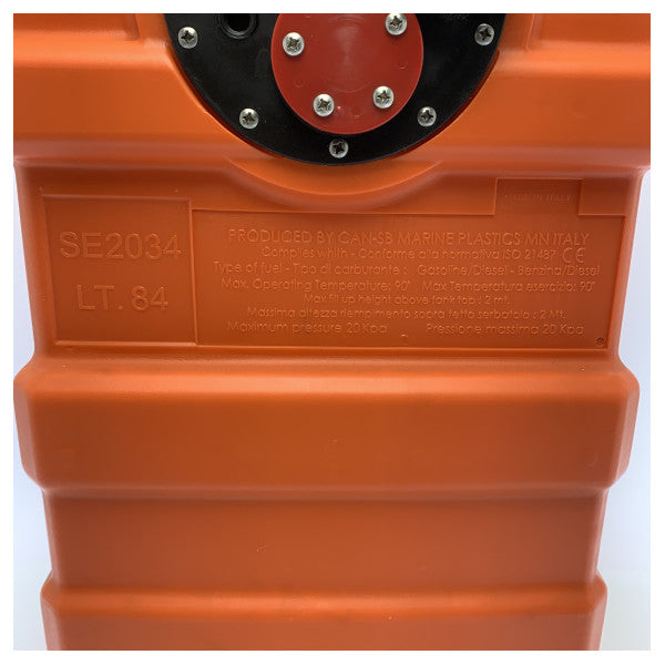 CAN SB SE2034 84L  orange fuel tank for outboard