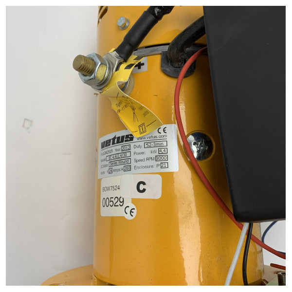 محرك كهربائي وملف لولبي من Vetus SET0109 لـ BOW7524C 24V 75 KGF