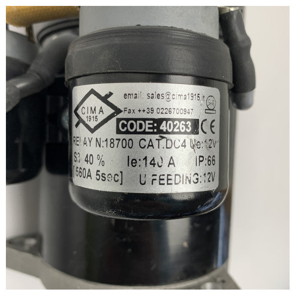 Vetus BOW2512 25 KGF 12V Bowthruster Electromotor with Relais