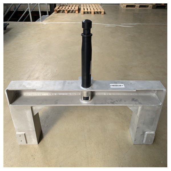 Чорна палиця для вейкборду з алюмінієвою рамою 100 x 47 см