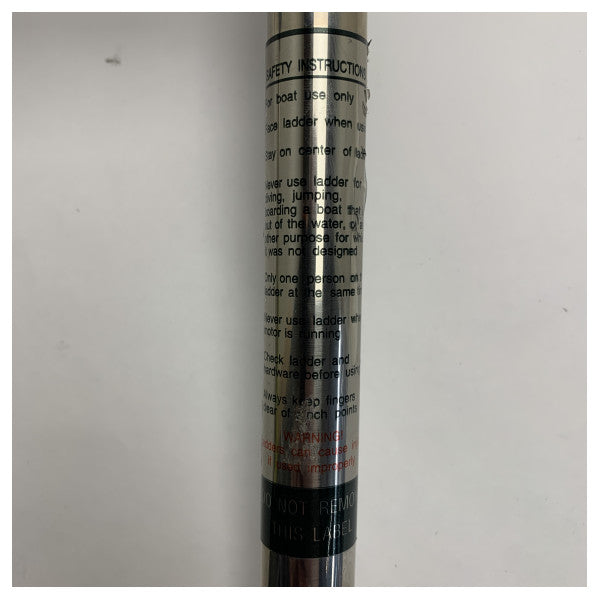 Vetus SLF3A badestige 3 trin rustfrit stål