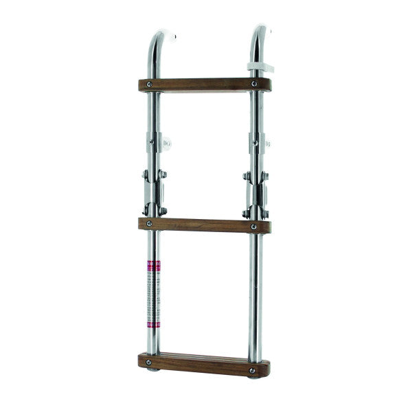 Vetus SLFM3A badestige foldbar 3 trin med teak