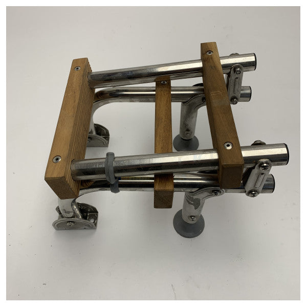 Vetus SLFM3A badestige foldbar 3 trin med teak