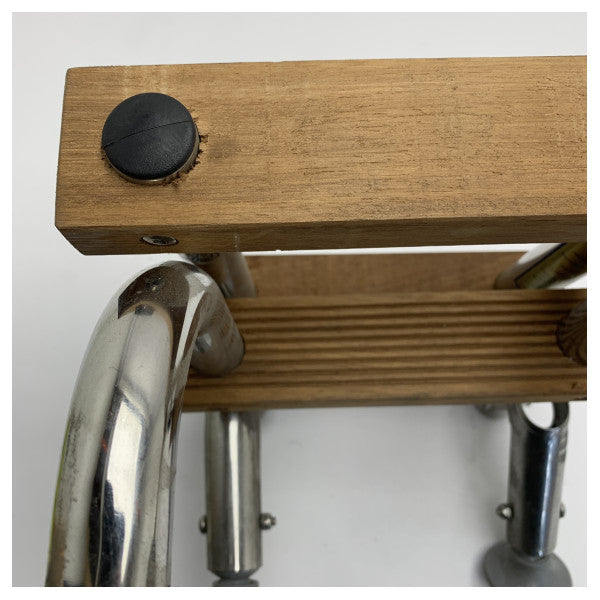 Vetus SLFM3A badestige foldbar 3 trin med teak