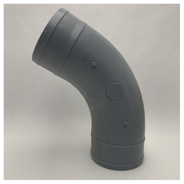 Vetus SLVBG150K пластмасова връзка за изпускателен маркуч 60 градуса D150 mm