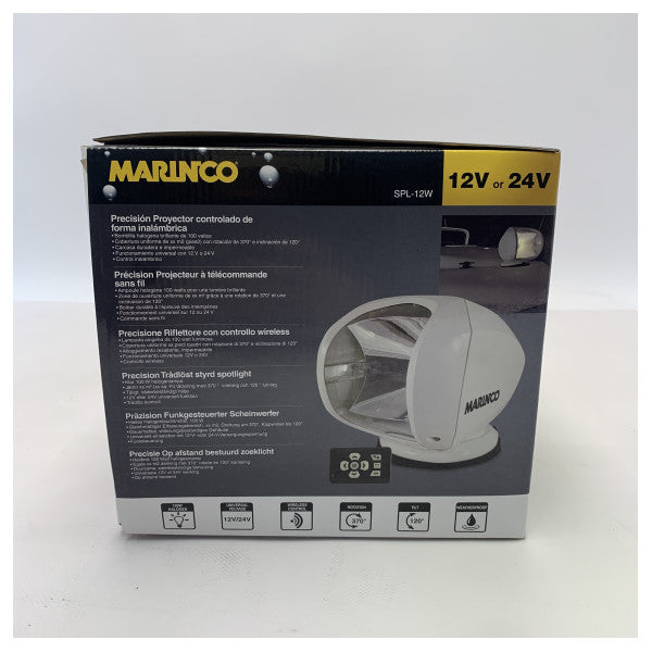 Marinco wireless remote spot light 12/24V 100 Watt - SPL-12W