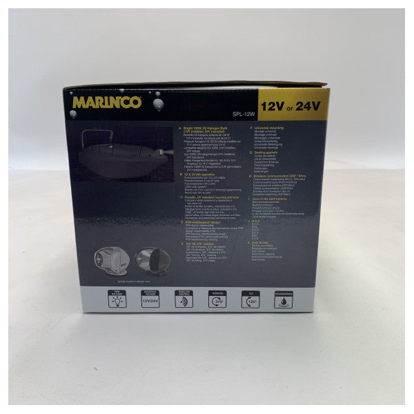 Marinco wireless remote spot light 12/24V 100 Watt - SPL-12W