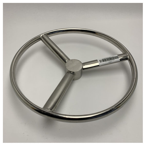 USED Vetus SSW500 stainless steel 3 spoke steering wheel D500 mm