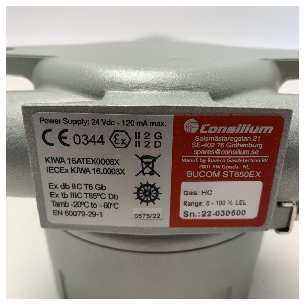 Consilium ST650EX SOLAS Unité de détection de gaz certifiée