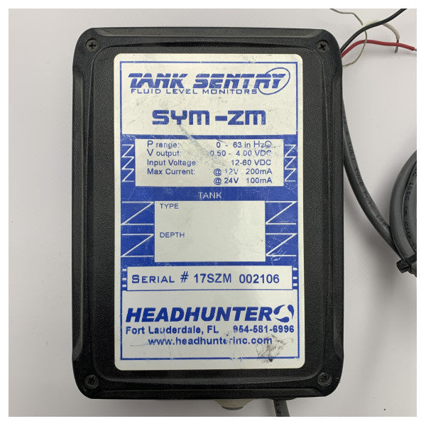 Headhunter Sym-ZM UT-2550 tanknivå sensor