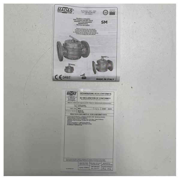 Madas Jerk Handle On / Off Valve SM04