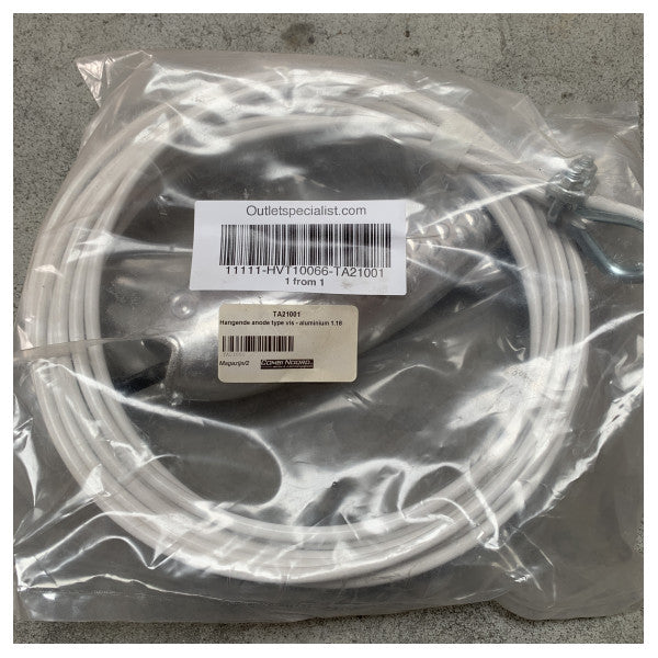 أنود معلق من الألومنيوم للحماية من التآكل البحري - أنود الزنك المعلق من الألومنيوم للحماية من التآكل البحري - أنود الزنك المذاب المتين بطول 10 أمتار لأجسام السفن