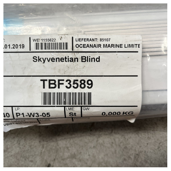 Persianas marinas Ocean Air Hanse Skyvenetian Window Shades Durable Light Control Privacy Solution