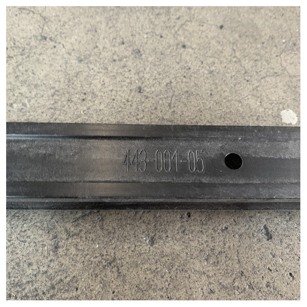 Selden Track 30 30 mm normal aluminium black track 2500 mm - 443-001-05