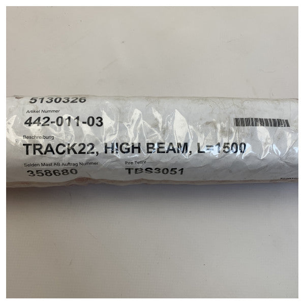 Selden Track 22 22 mm high beam track 1500 mm - 442-011-03