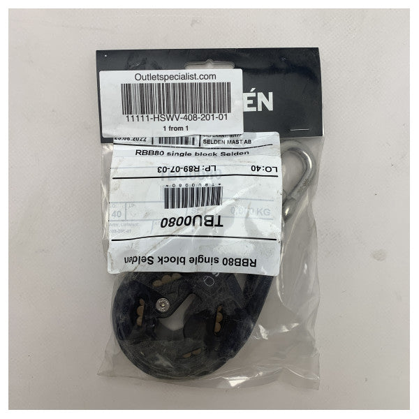 Selden RBB80 single ball bearing block 80 mm - 14 mm