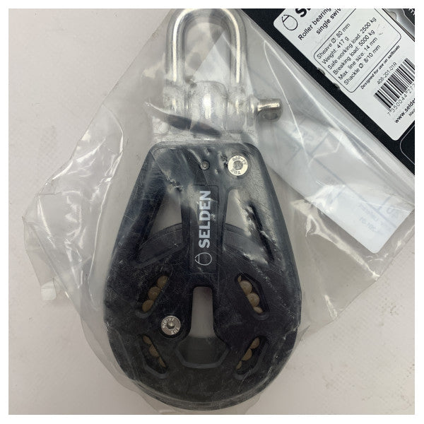 Selden RBB80 blocco singolo a sfere 80 mm - 14 mm