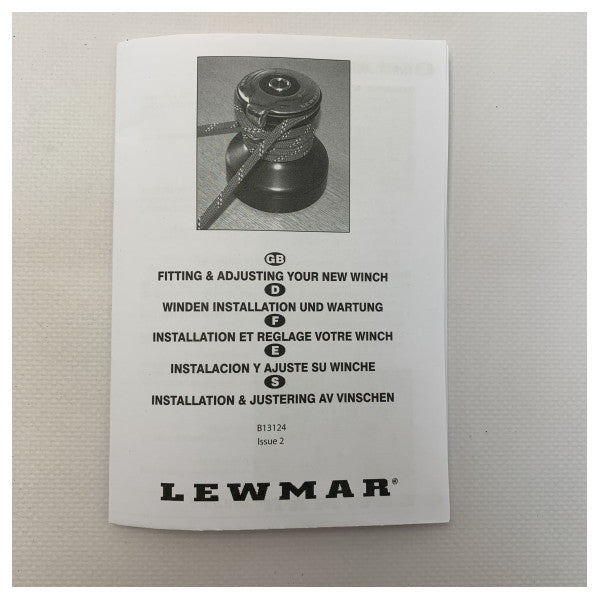 Lewmar EVO 55 ST EVO Race+ 2-speed self tailing sheet winch - 49955055