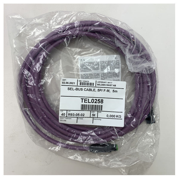 Selden SEL-Bus Cable For E40i Winch F/M 5m - 531-104