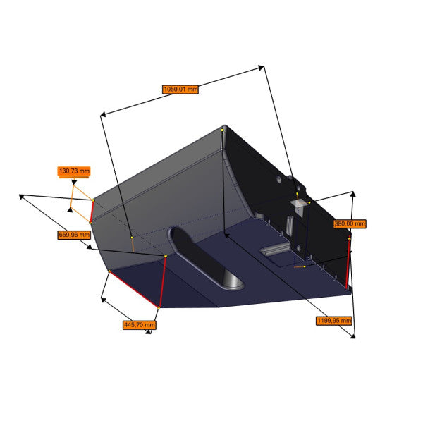 HDPE 295 liters dricksvattentank vit - TSF0053