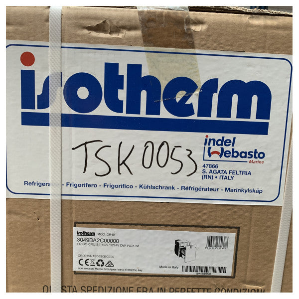 Isotherm DR49 49L compressor stainless steel drawer refrigerator 12/24V - 3049BA2C00000