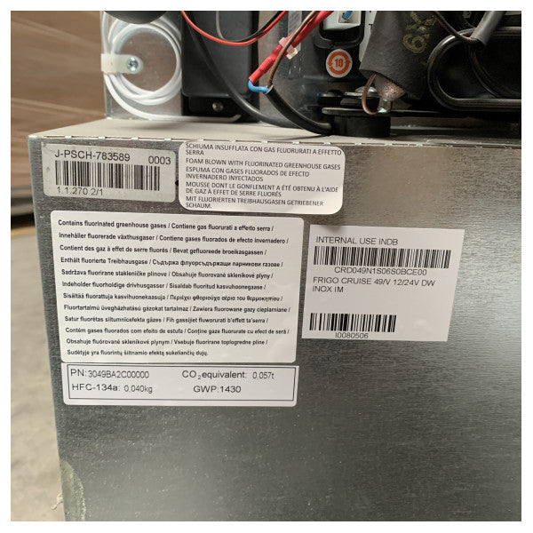 Компресорен хладилник с чекмедже от неръждаема стомана Isotherm DR49 49L 12/24V - 3049BA2C00000